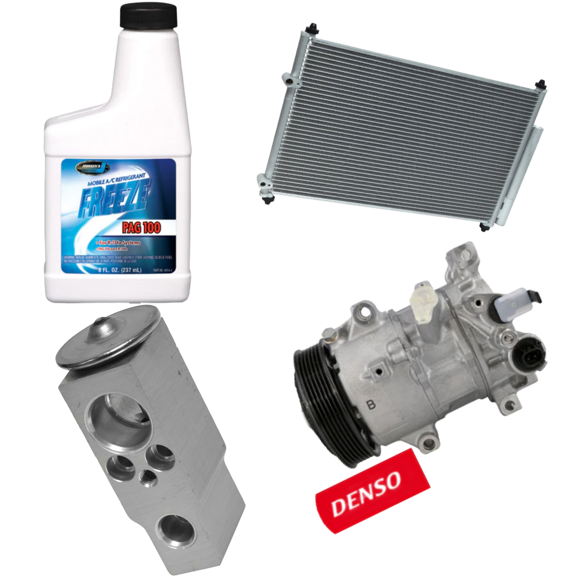 Combo de Compresor de Aire Toyota Corolla 1.8 2014-2019 (No para 2.0) - Brothers Parts Delivery