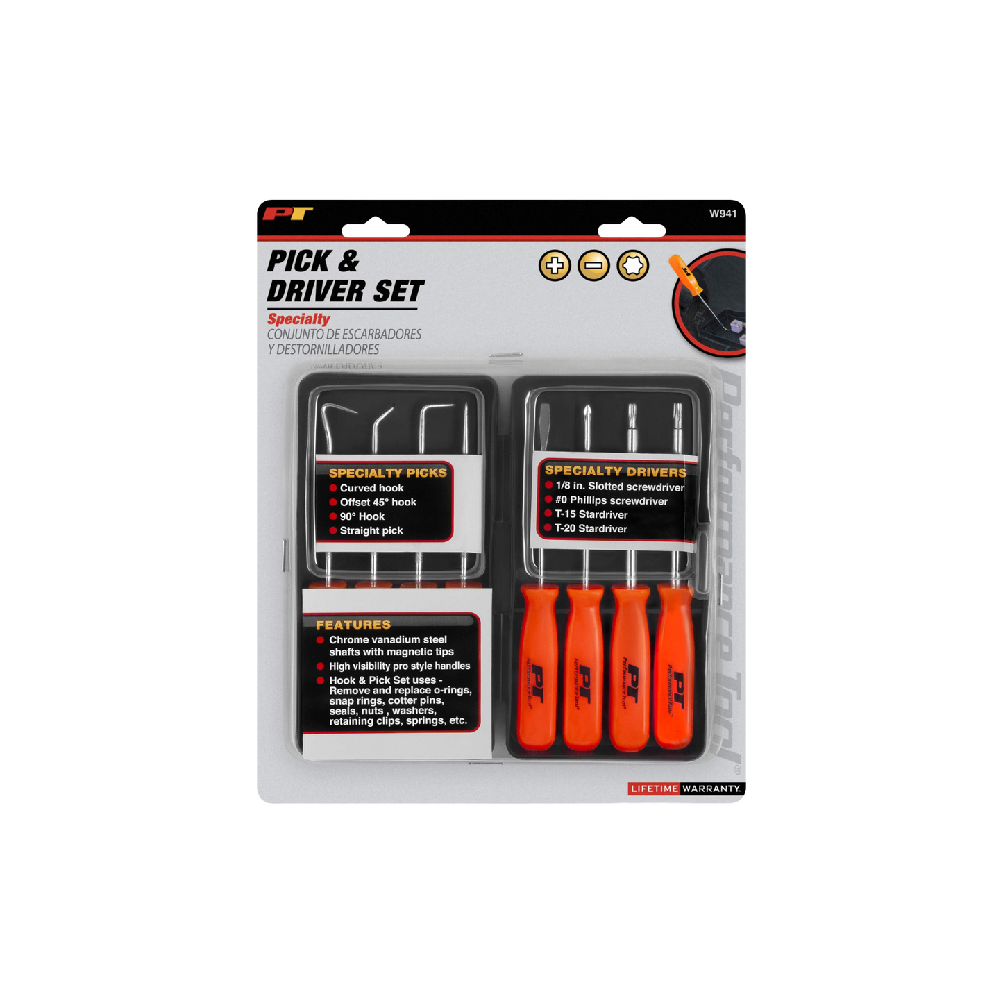 Tools 8Pc Pick/Driver Set