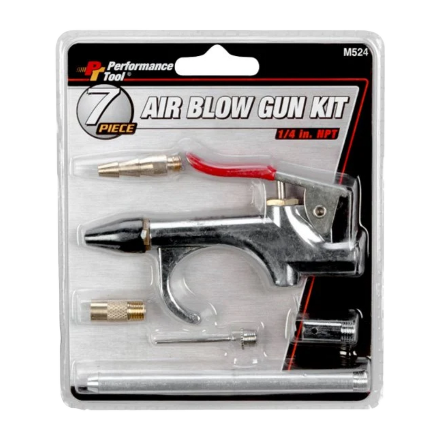 Performance Tool 7-Piece Air Blow Gun Kits M524 - Brothers Parts Delivery