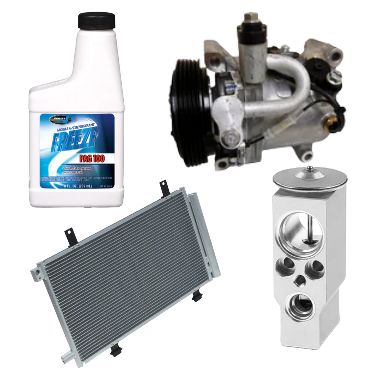 Combo de Compresor de Aire Suzuki Sx4 2007-2009 - Brothers Parts Delivery