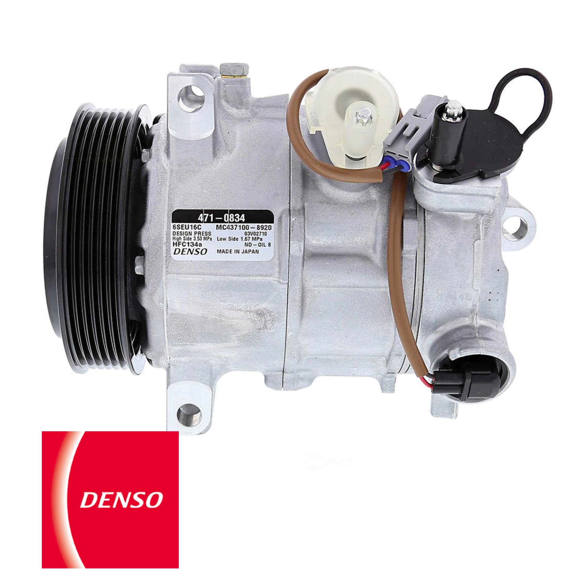 Compresor Dodge Caliber 2009-2012 & Jeep Compass 2009-2017 (Algunas) & Jeep Patriot 2009-2017 (Algunas) Denso - Brothers Parts Delivery