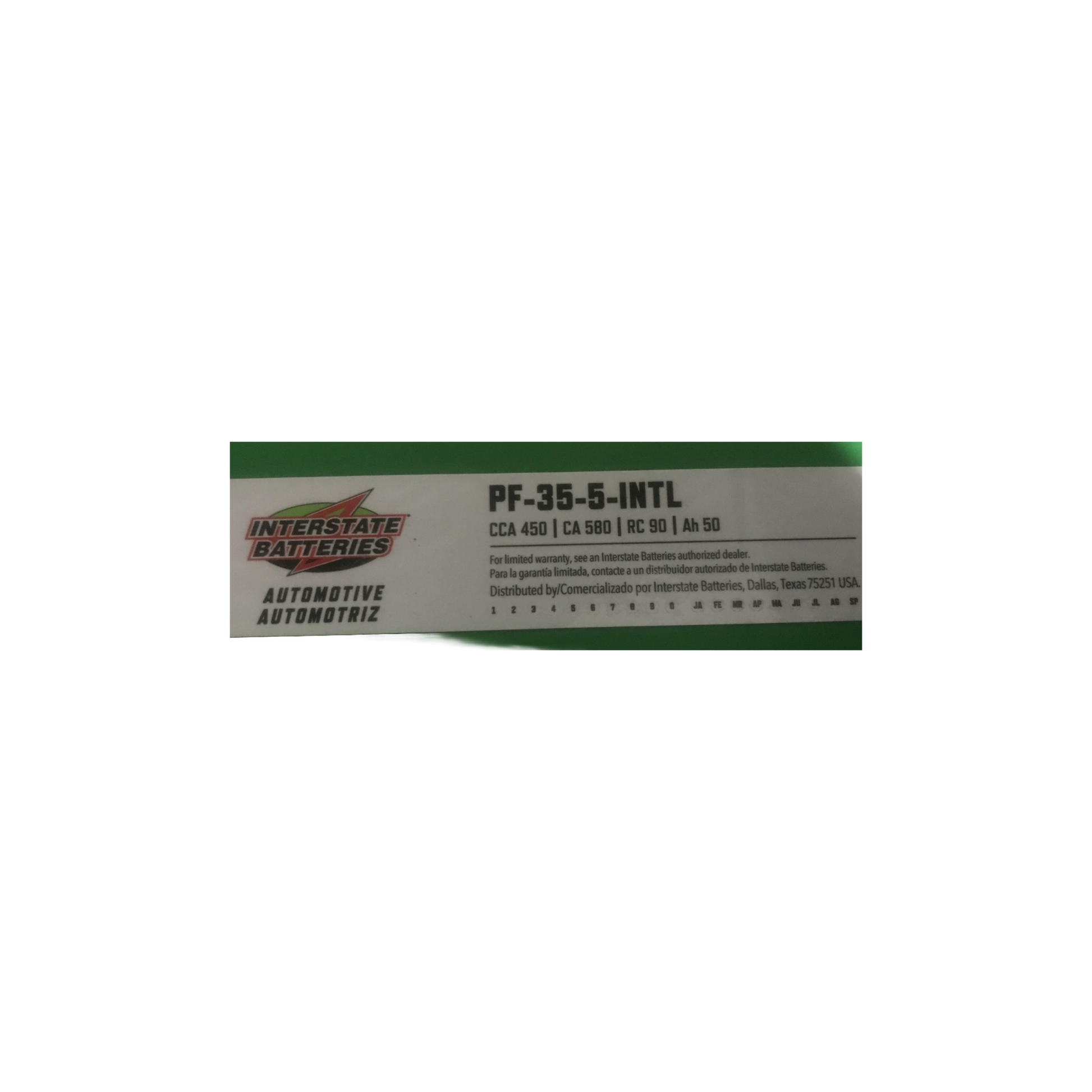 Bateria Interstate 35 -18Meses