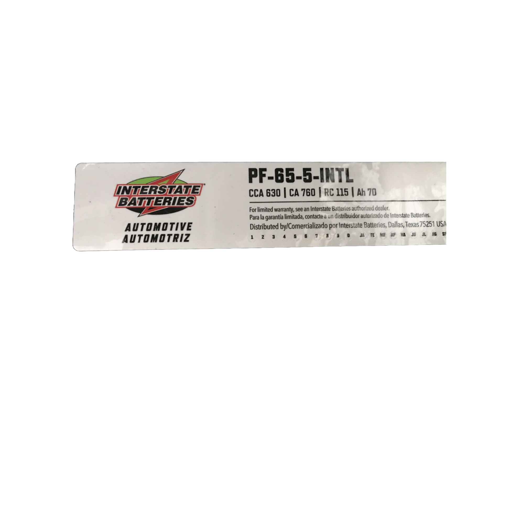 Bateria Interstate 65 -18Meses