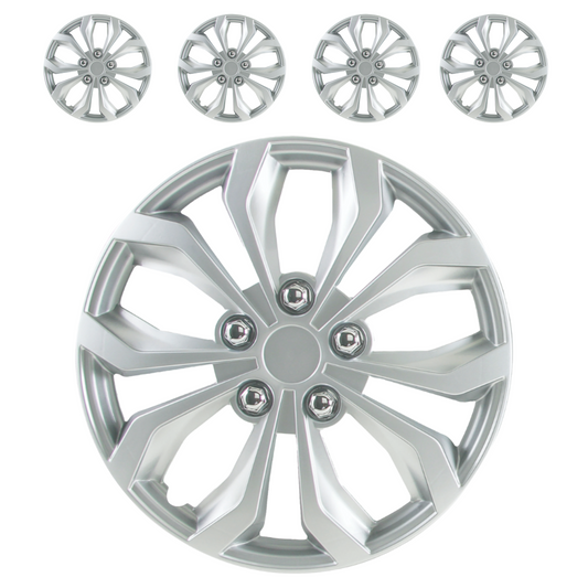 Tapabocinas 16" Spa Silver (Set De 4) - Brothers Parts Delivery