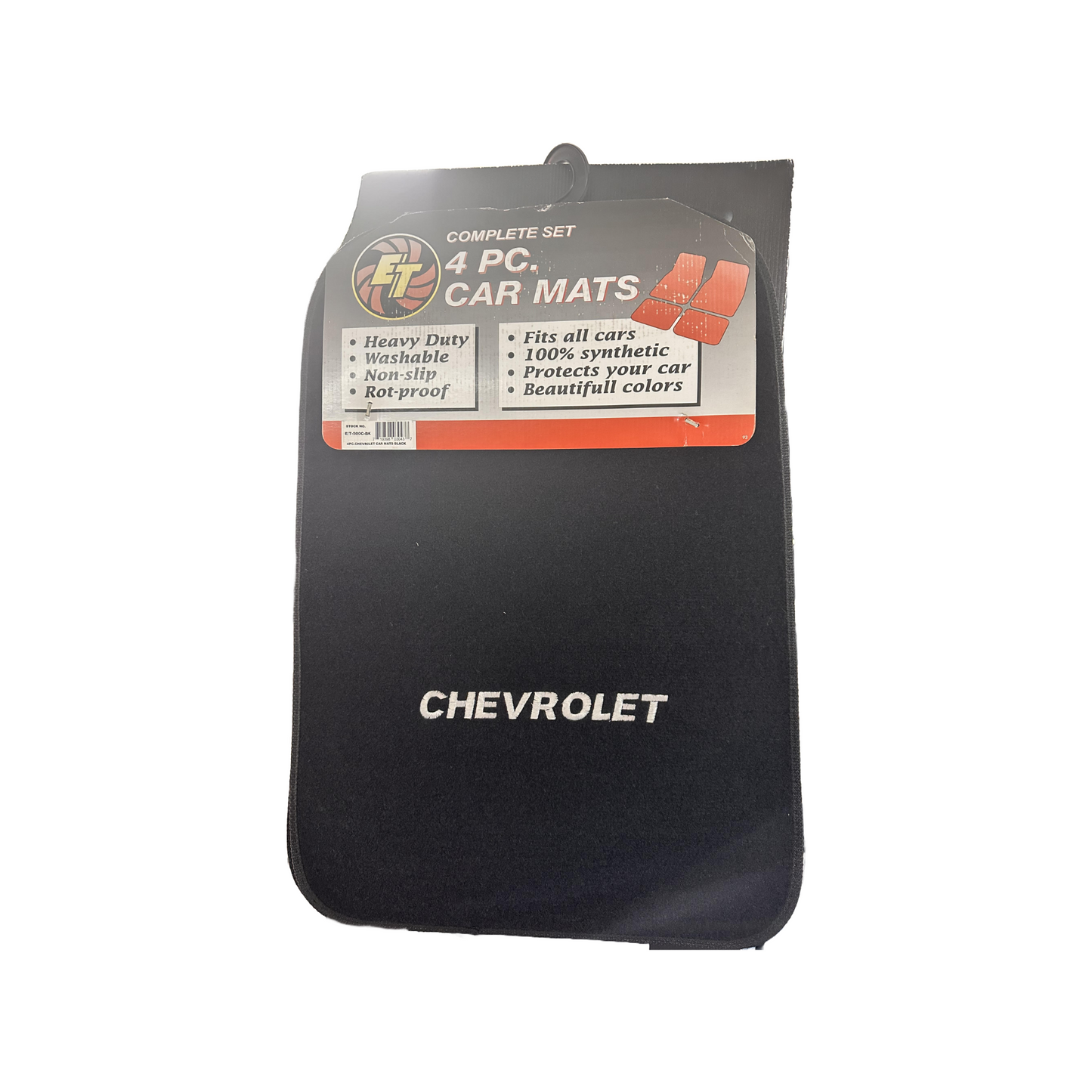 Alfombras 4Pc Chevrolet Negro