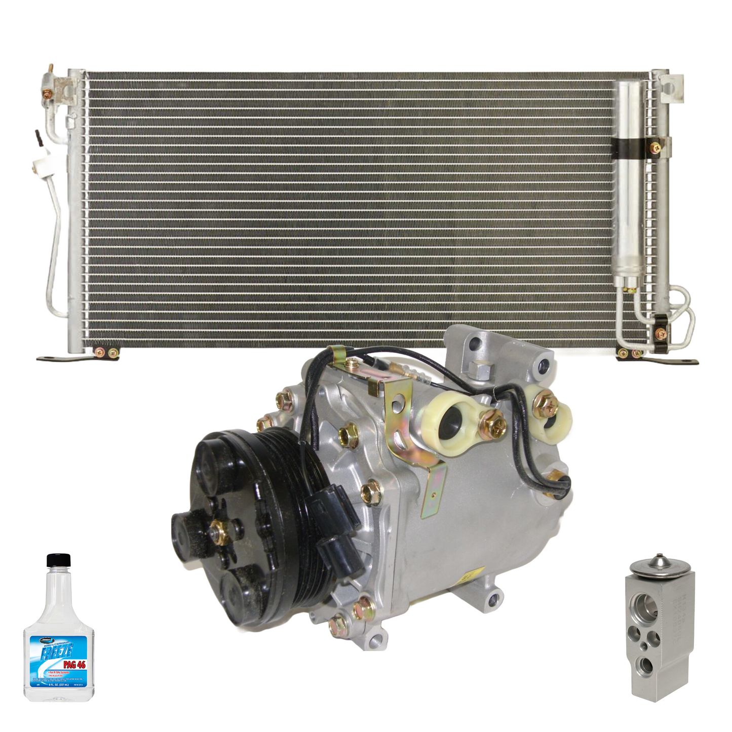 Combo de Compresor de Mitsubishi Lancer 1.6 & 2.0 2002-2003 - Brothers Parts Delivery