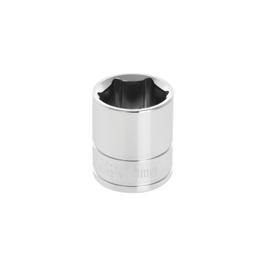 Tools 3/8 6Pt Dr. 19Mm Socket