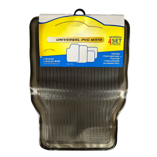 Alfombras Plastica 4 Piezas Universal Negra - Brothers Parts Delivery
