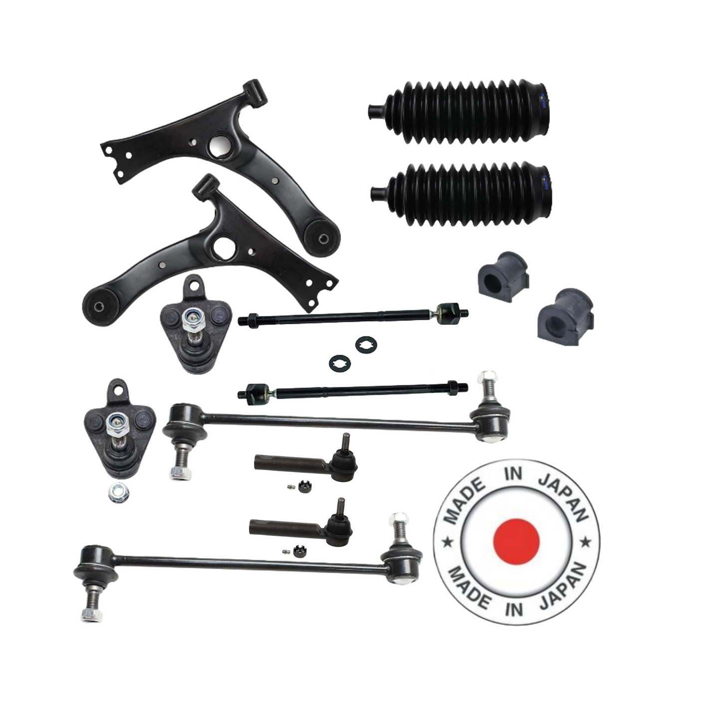 Kit De Tren Delantero Toyota Corolla 1.8 2009-2019 (Sedan 4 Puertas, Auto Fabricado En America) Piezas Japonesas - Brothers Parts Delivery