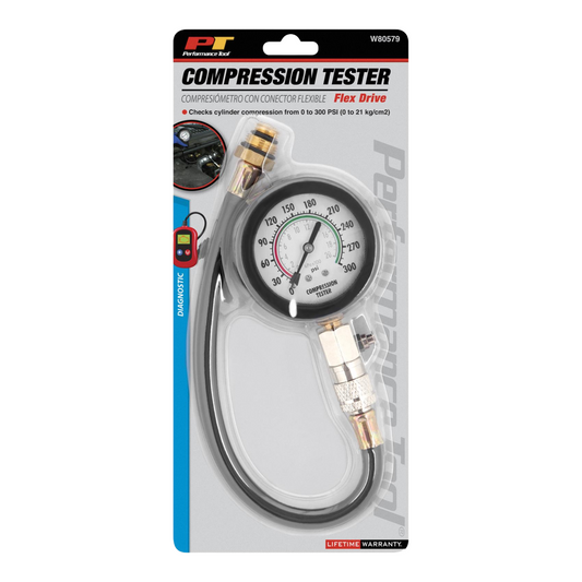 Performance Tool W80579 Flex Drive Compression Tester - Brothers Parts Delivery