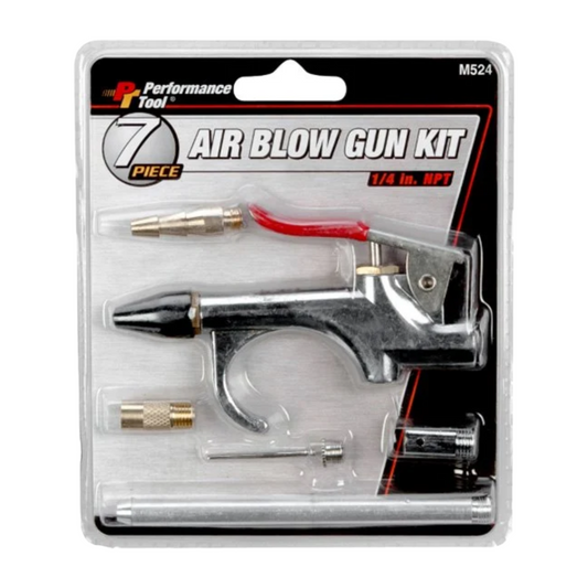 Performance Tool 7-Piece Air Blow Gun Kits M524 - Brothers Parts Delivery
