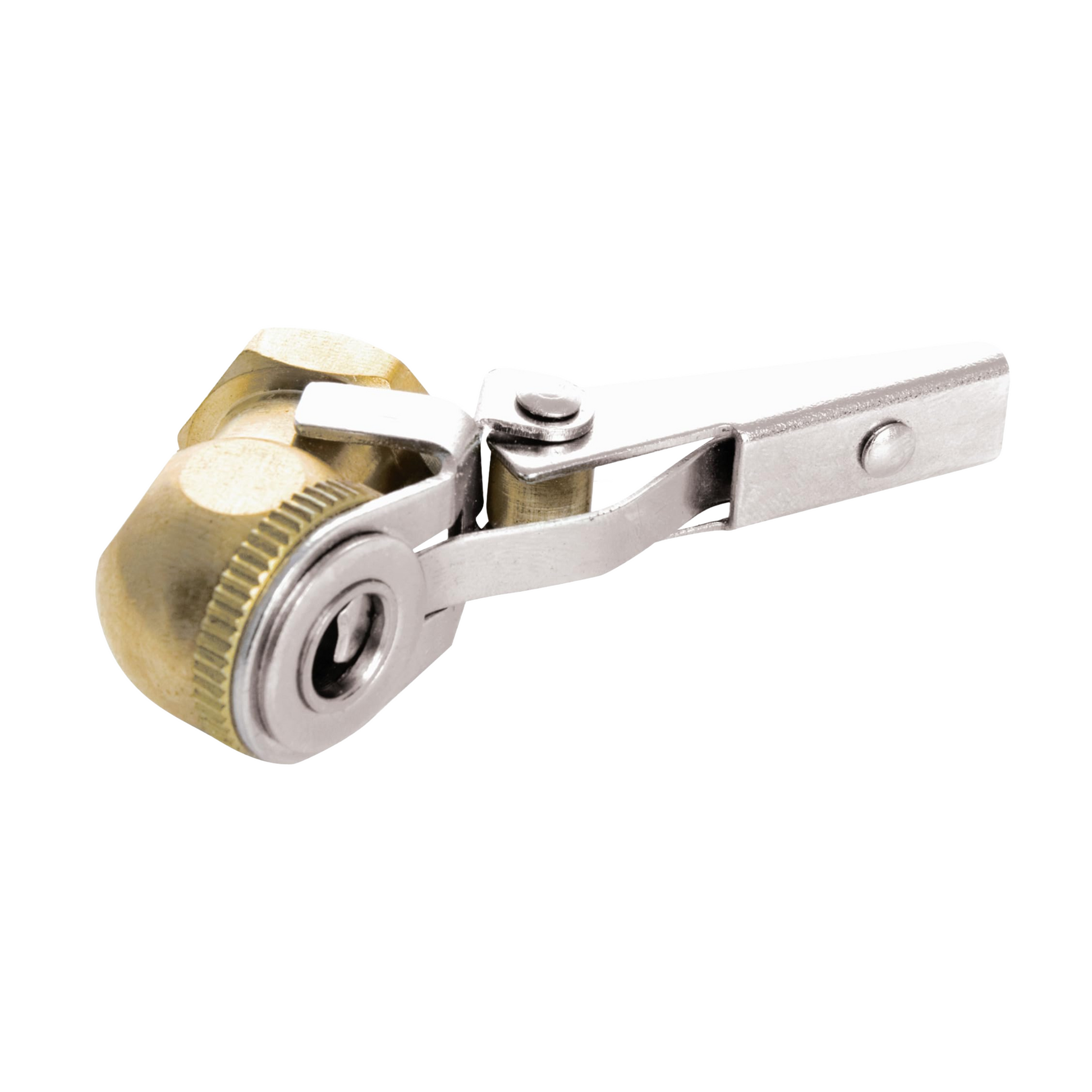 Performance Tool M520 Locking Clip Design Brass Air Chuck with 1/4-Inch Female NPT Air Inlet, Built-In Shut-Off Valve for Easy Tire Inflation - Brothers Parts Delivery