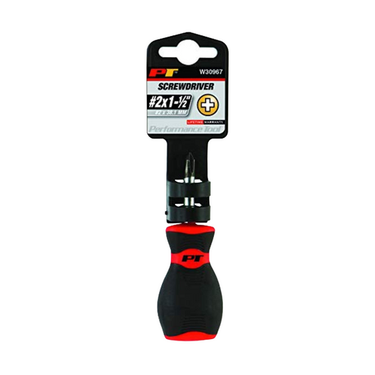 Performance Tool W30967 Stubby Screwdriver, 2 x 1-1/2 - Brothers Parts Delivery