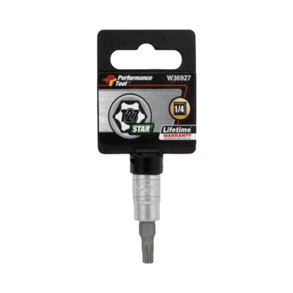 Performance Tool W36927 T-27 Tamper Resistant Star Bit Socket - Brothers Parts Delivery
