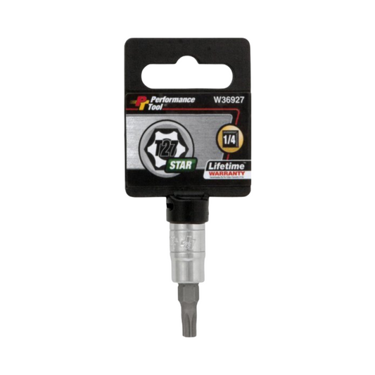 Performance Tool W36927 T-27 Tamper Resistant Star Bit Socket - Brothers Parts Delivery