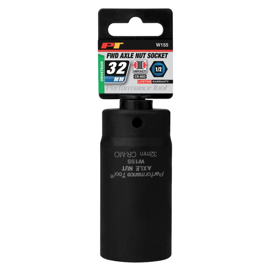 Performance Tool 32mm FWD Axle Nut Socket CrMo - W155 6 Caras - Brothers Parts Delivery
