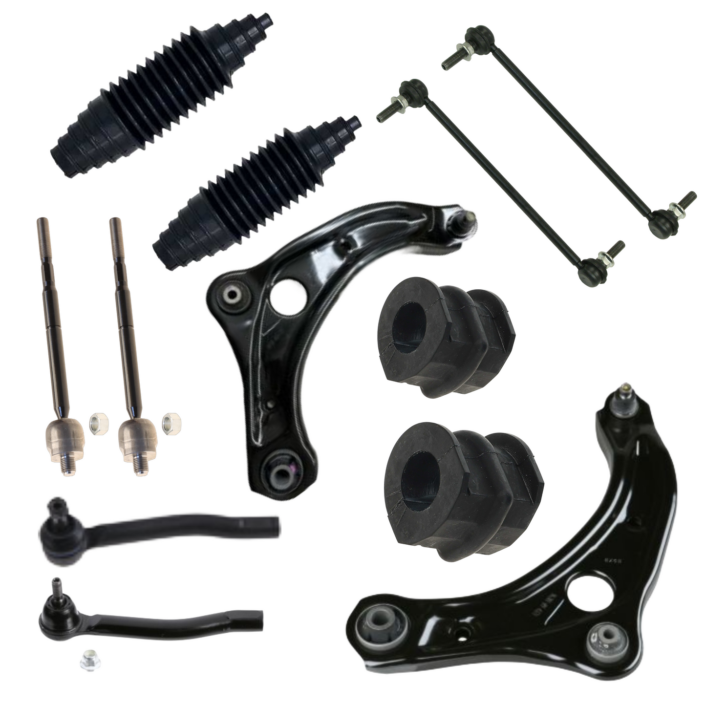 Nissan Kicks 2018-2020 (Hasta Fecha de Fabricación 11/20) Kit de Tren Delantero
