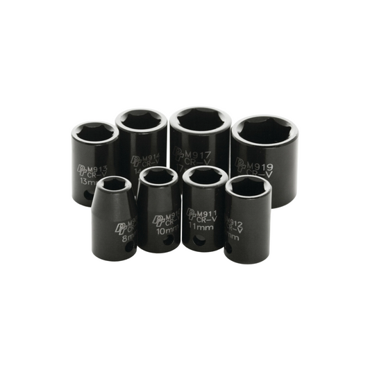 Tools Impact 9Pc 3/8 Metric St