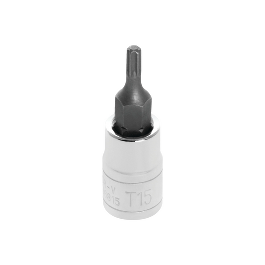 Tools 1/4 Dr T15 Star Bit Sock