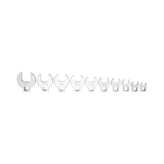 Tools 10Pc Sae Crow Wrench Set