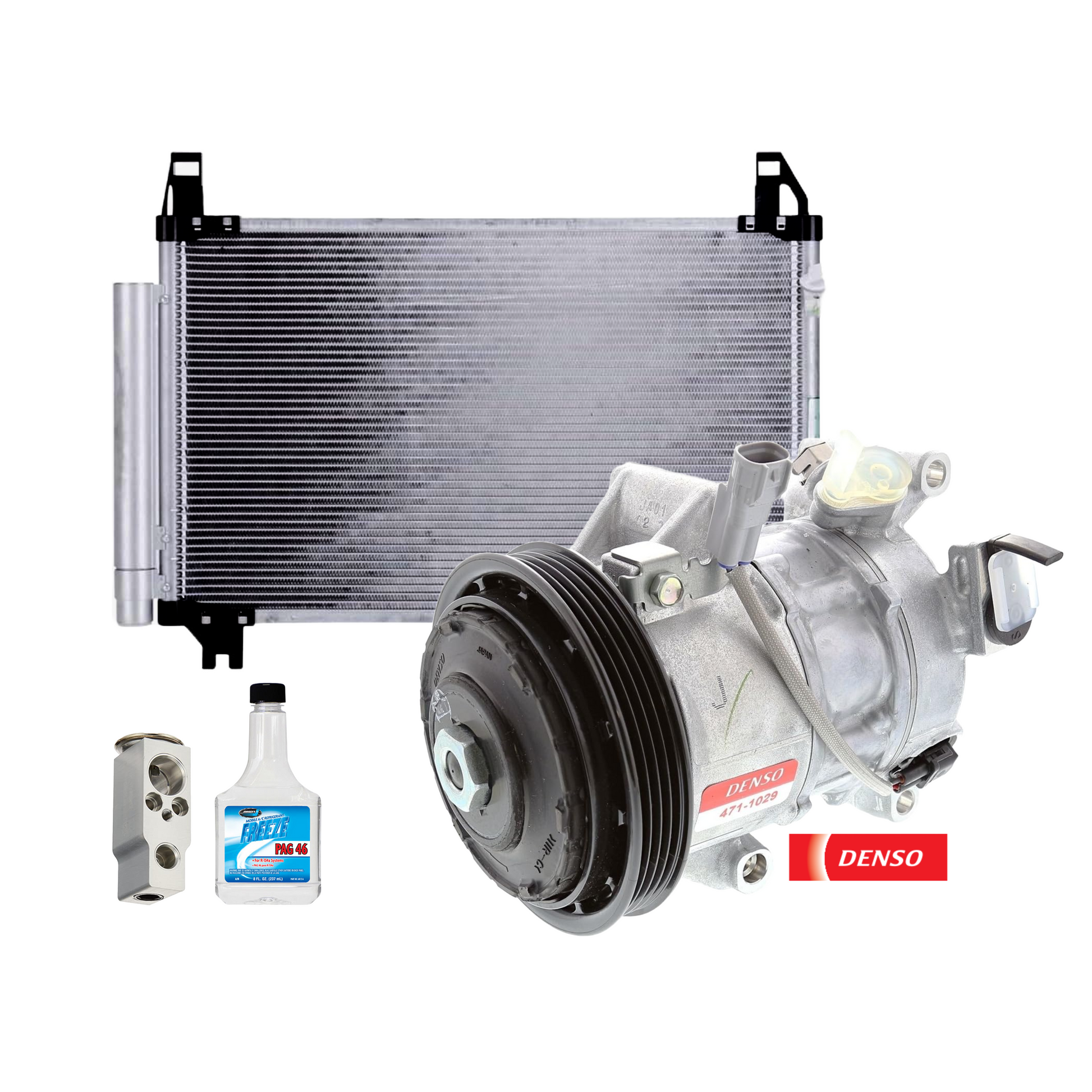 Combo de Compresor de Aire Toyota Yaris 2012-2015 (No IA) - Brothers Parts Delivery