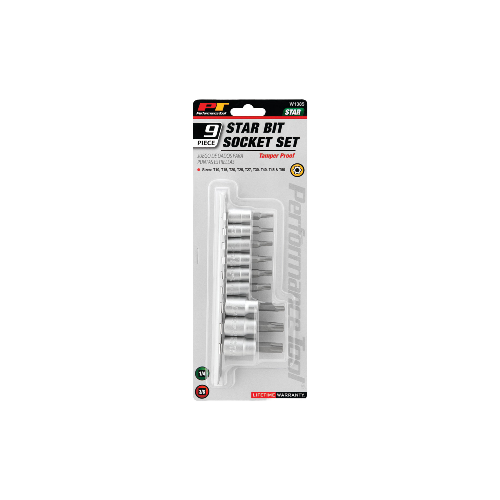 Tools Tampen Proof 9Pc Star Bi