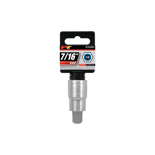 Tools 1/2 Dr 7/16 Hex Bit Sock