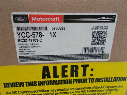 Compresor Ford F250 6.2 & F350 6.2 & F450 6.8 & F550 6.8 2011-2016 Motorcraft - Brothers Parts Delivery