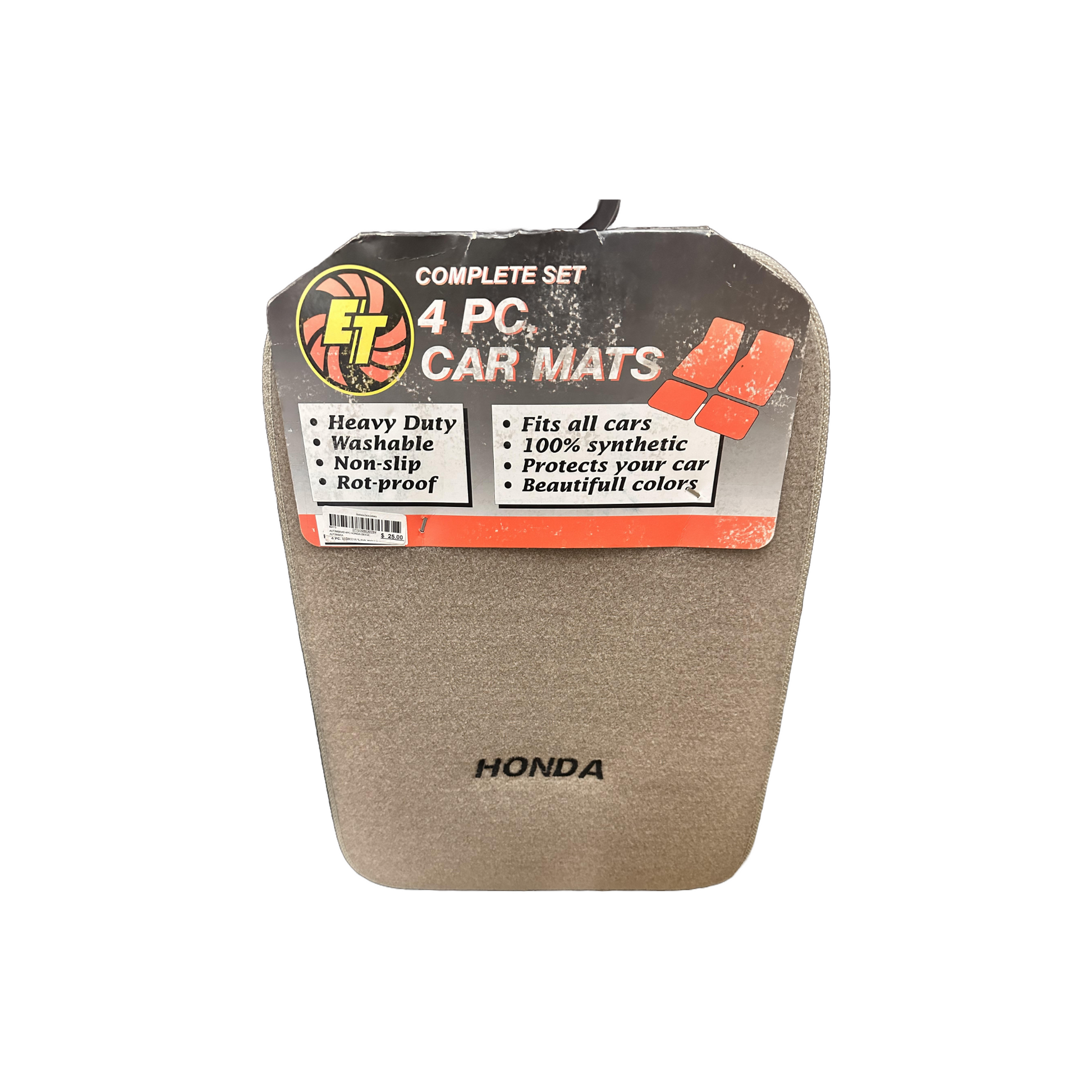 Alfombras 4Pc Honda Beige