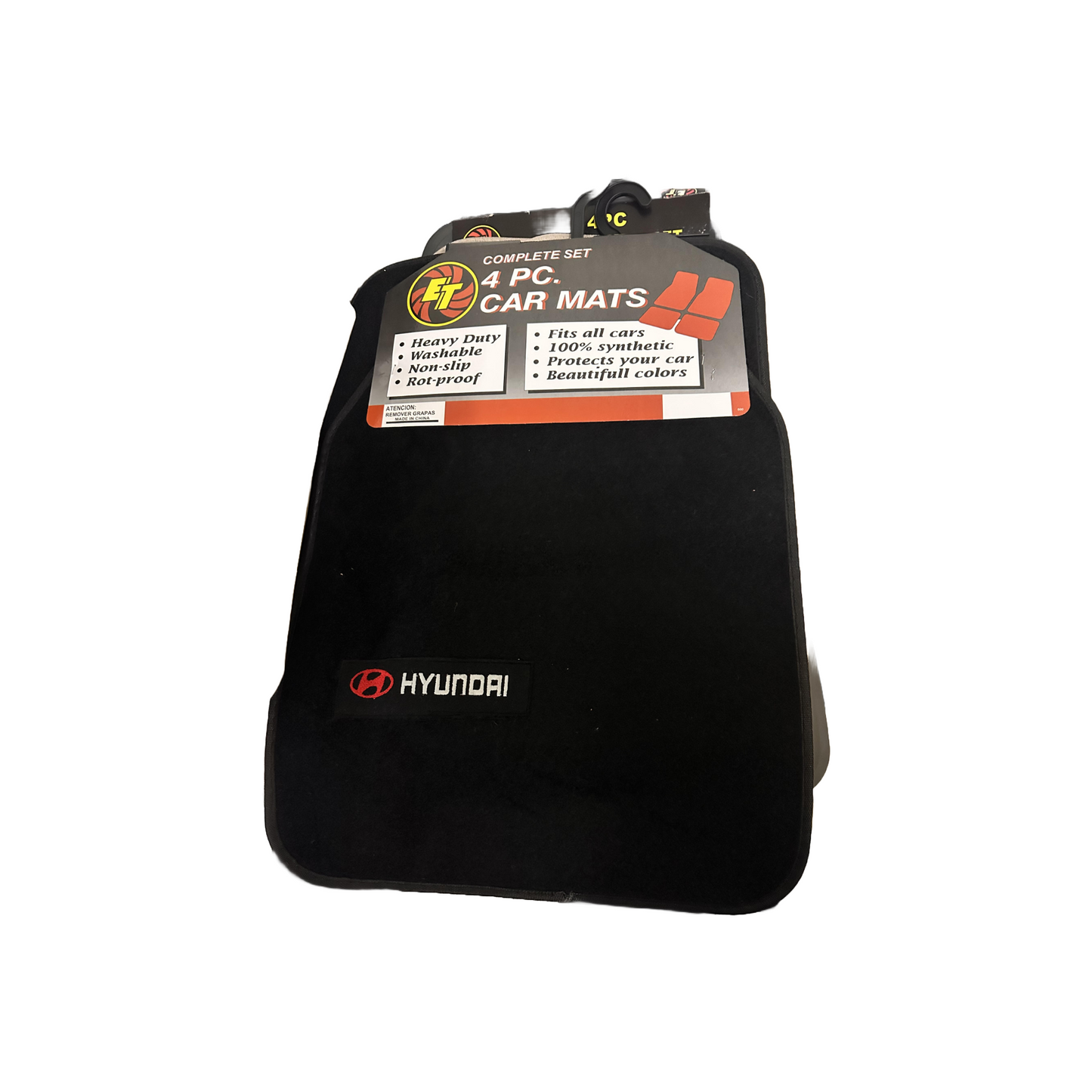 Alfombras 4Pc Hyundai Negra