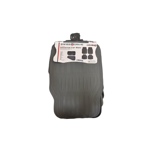 Alfombras 4Pc Univ Gris Goma