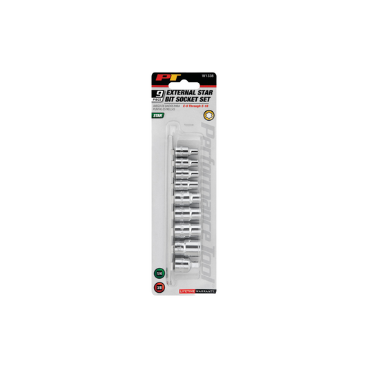 Tools 9Pcs Ext Set Torx