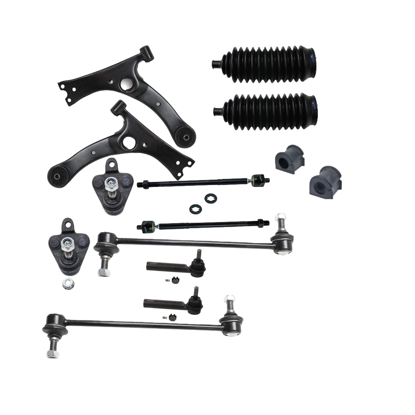 Kit De Tren Delantero Toyota Corolla 1.8 2009-2019 (Sedan 4 Puertas, Auto Fabricado En America) Piezas Económicas Tren Value - Brothers Parts Delivery